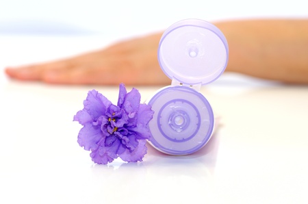 Cosmetic cream for the concern about the skinの写真素材