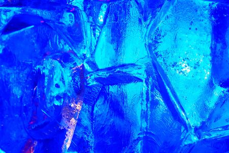 beautiful colorful ice structureの写真素材