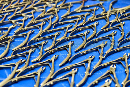 nail scissors manicure setの写真素材