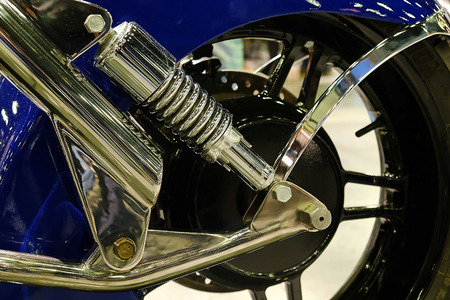 front wheel of the motorcycle