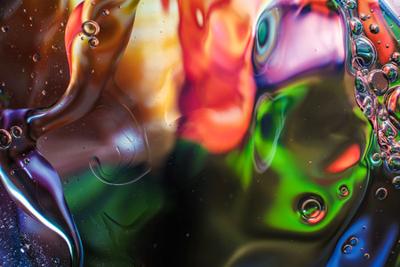 colorful background from water drops
