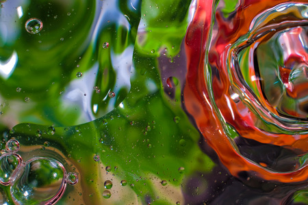 colorful background from water drops
