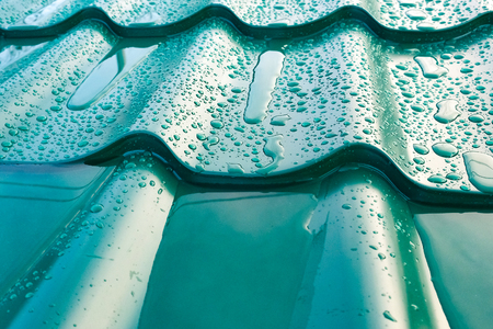 the roof of metalの写真素材