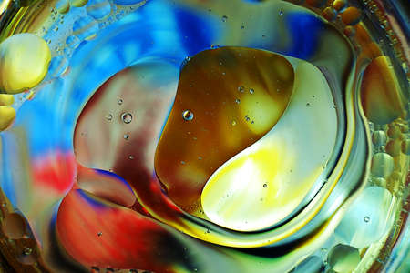 colorful background from water drops