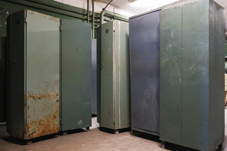 old iron cabinetsの写真素材