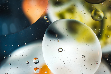 colorful background from water drops