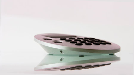 typical calculator for the mathematical calculationsの写真素材