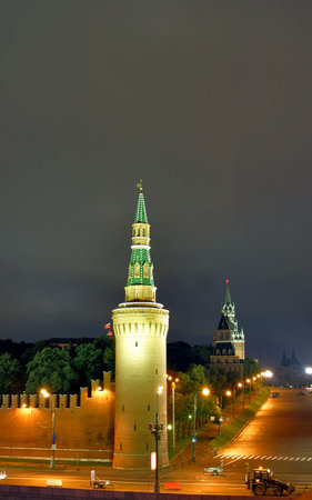 Moscow kremlin, tower, chimesの写真素材