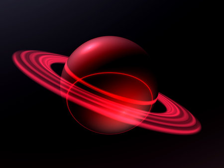 an unknown blue planet travels on spaces of universeの写真素材