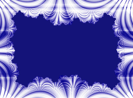 computer generated of the frozen ice, executed on a dark blue backgroundの写真素材