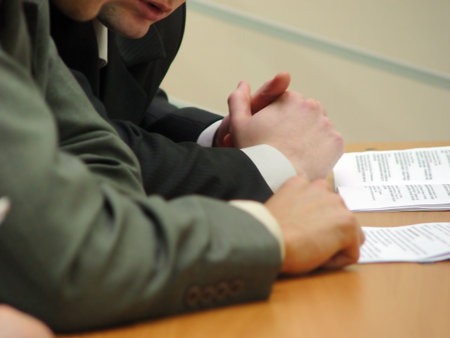 hands of business men, present on the corporate meeting