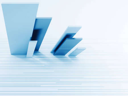 Abstract metallic lines and details as a futuristic backgroundの写真素材