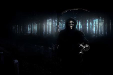 horror dark angelの写真素材