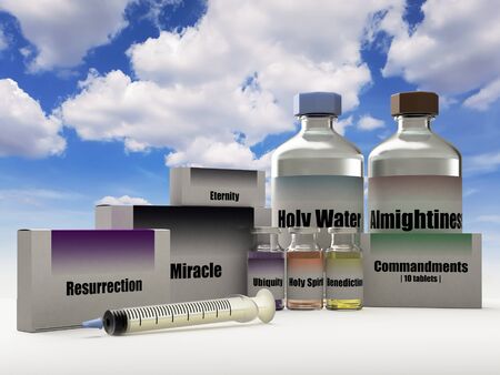fake drugs for resurrectionの写真素材