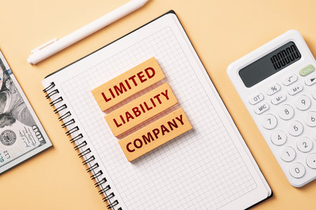Establishing a Limited Liability Company - Concept of Business Formation and Legal Structure.の写真素材