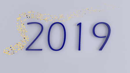 2019 Golden starsの写真素材