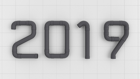 2019 PVC pipesの写真素材
