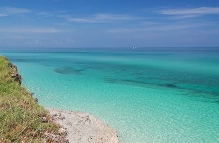 Beautiful beach of caribean seaの写真素材