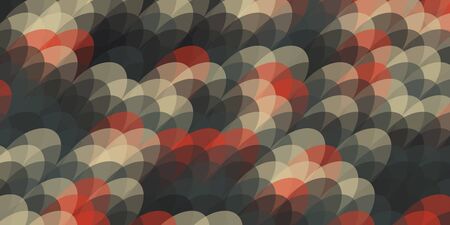 Ellipse vector pattern. Colorful background.のイラスト素材
