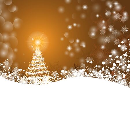 Abstract christmas tree background.のイラスト素材