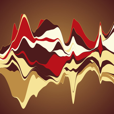 Big data visualization. Streamgraph. Futuristic infographic. Infの写真素材