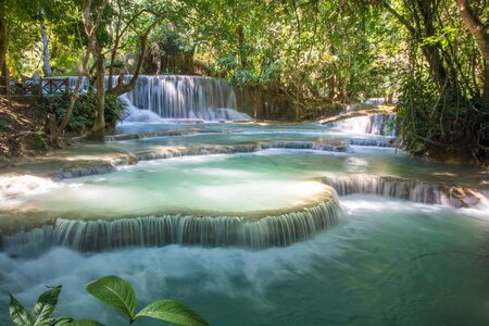 Kuang si water fall in Luang prabang,Laos.