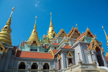 landscape of wat tang sai temple at prachuab kiri khan province in thailand. this is the public domainの写真素材