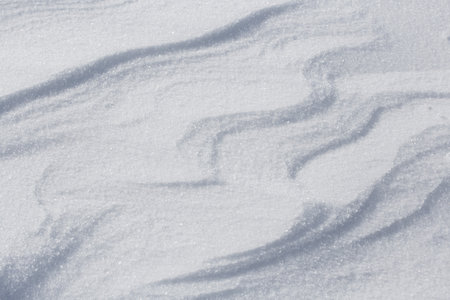 Natural snowy background. Natural snowy surface.の写真素材