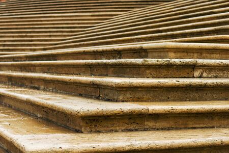 Stais and corners, made of stone and a bit wetの写真素材