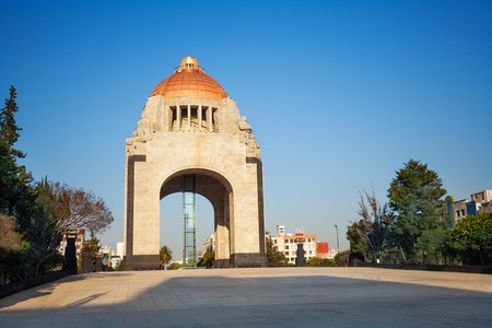 Monument to the Revolution, Mexico city downtownの写真素材