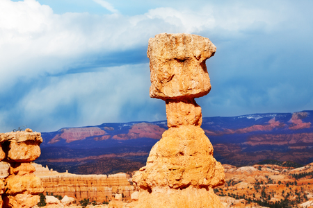 Rocks exposed to erosion action at Bryce Canyonの写真素材