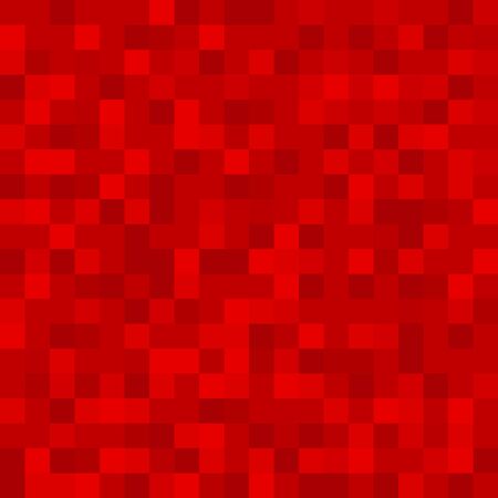 Abstract pattern, background of red monotonous squares in the same color palette.のイラスト素材