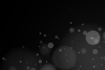 White lights bokeh on a dark background. Light rays. Light effect for your design. White spots. Flying lights.Vector illustration. EPS 10のイラスト素材