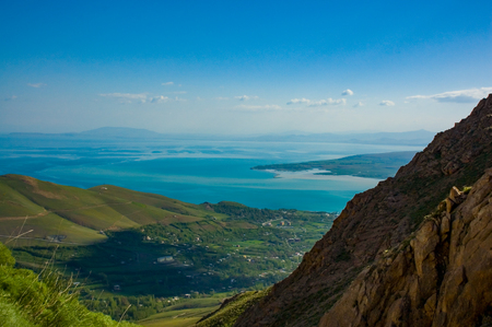 Landscape of mountain peak. Beauty in nature from Turkey.の写真素材