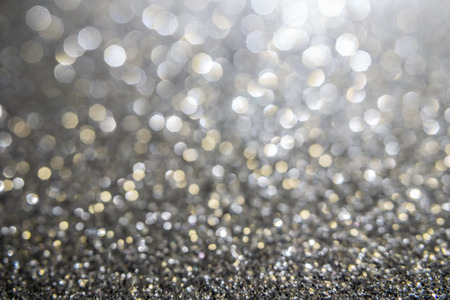 Gray lights and gray bokeh background for Valentine's day, event and party concept. Retro style.