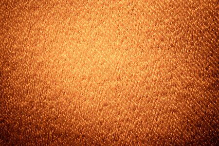 Orange fabric texture for backgroundの写真素材