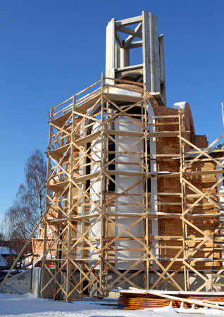 A new church,building site
