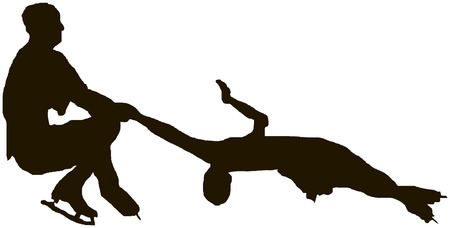 Figure skatingのイラスト素材