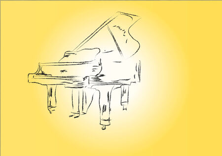 pianoのイラスト素材