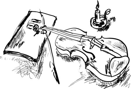 violinのイラスト素材