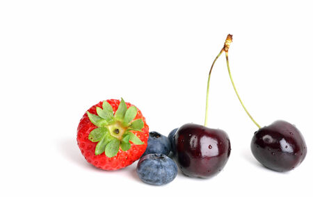 berry isolated on white の写真素材