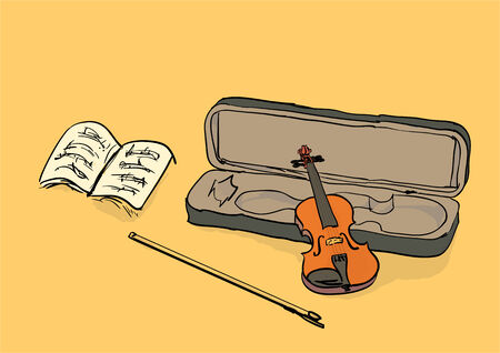 violinのイラスト素材