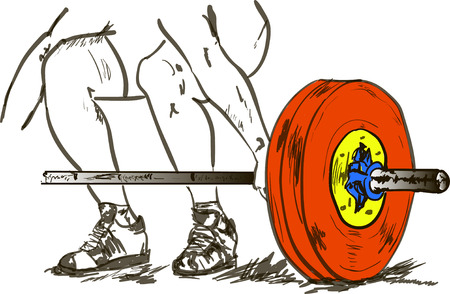 heavy athleticsのイラスト素材