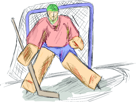 hockeyのイラスト素材