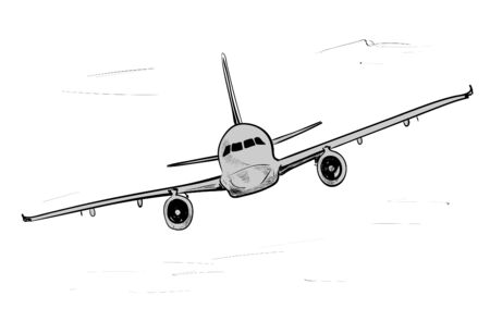 Airplane.のイラスト素材