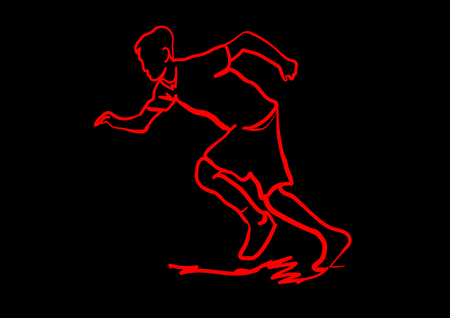 runningのイラスト素材