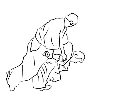 aikidoのイラスト素材