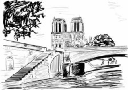 the Parisのイラスト素材