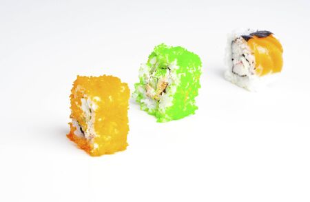 sushi on a plateの写真素材