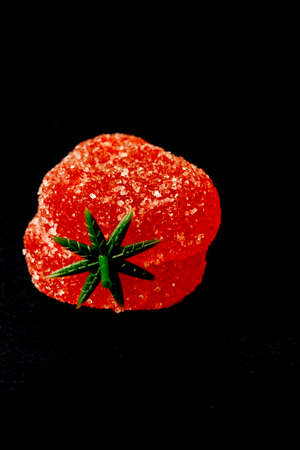 marmalade candy on the blackの写真素材